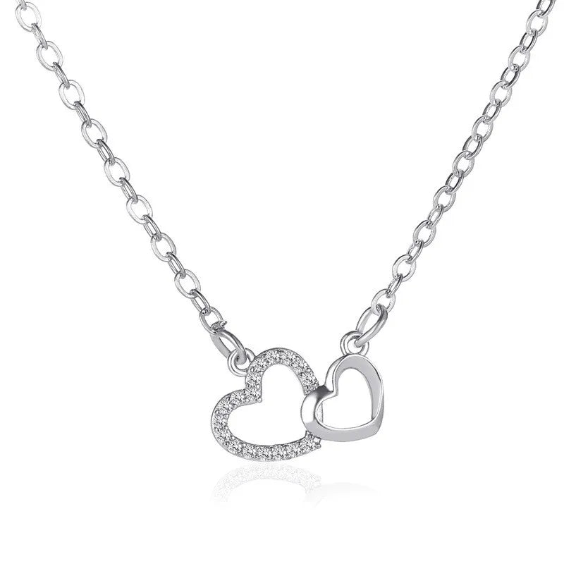 Luxe & Charm Double Heart