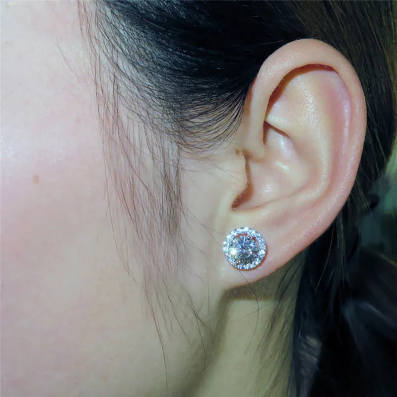 Luxe Elegant Studs Silver