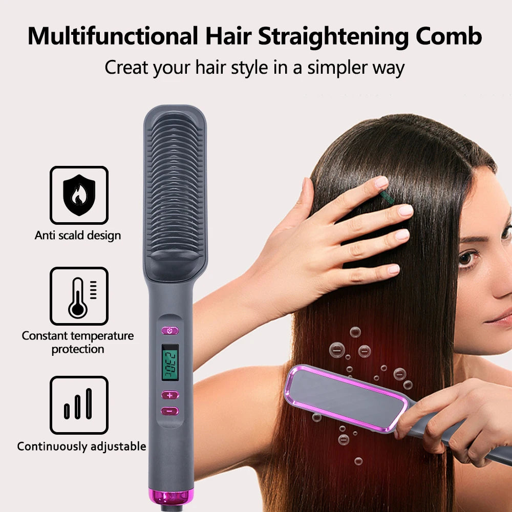 Adannel Styling Heat Comb Purple