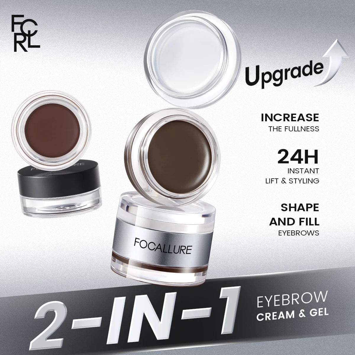 Luxe DuoBrow Gel Coffee Brown